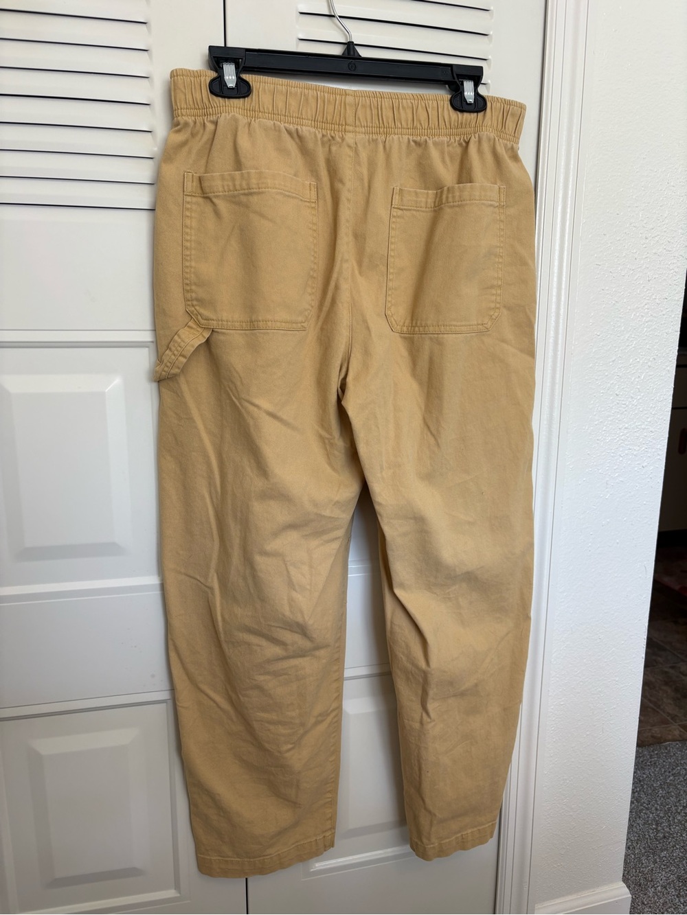 Old Navy High Rise Pulla Utility Pant Mustard Yellow Size Medium - Picture 2 of 3